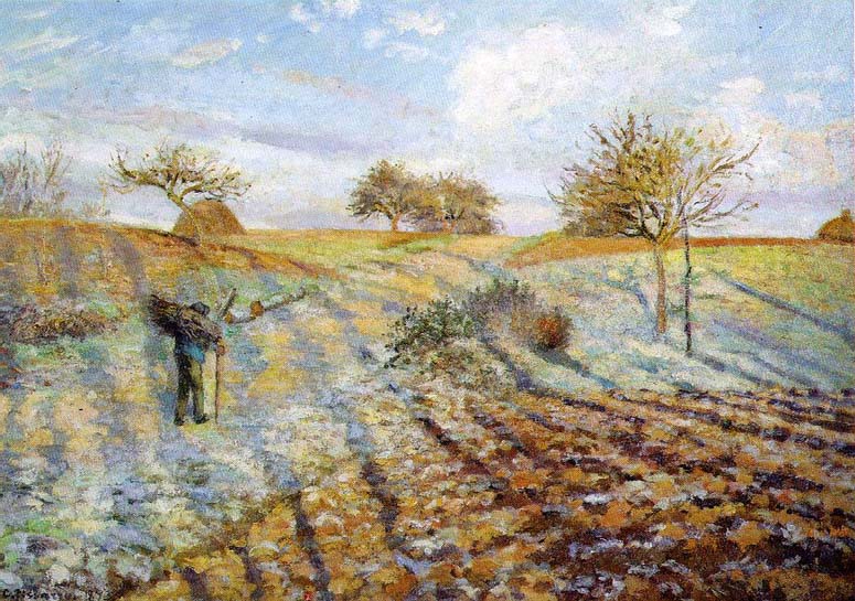 pissarro15, Hoarfrost, 1873